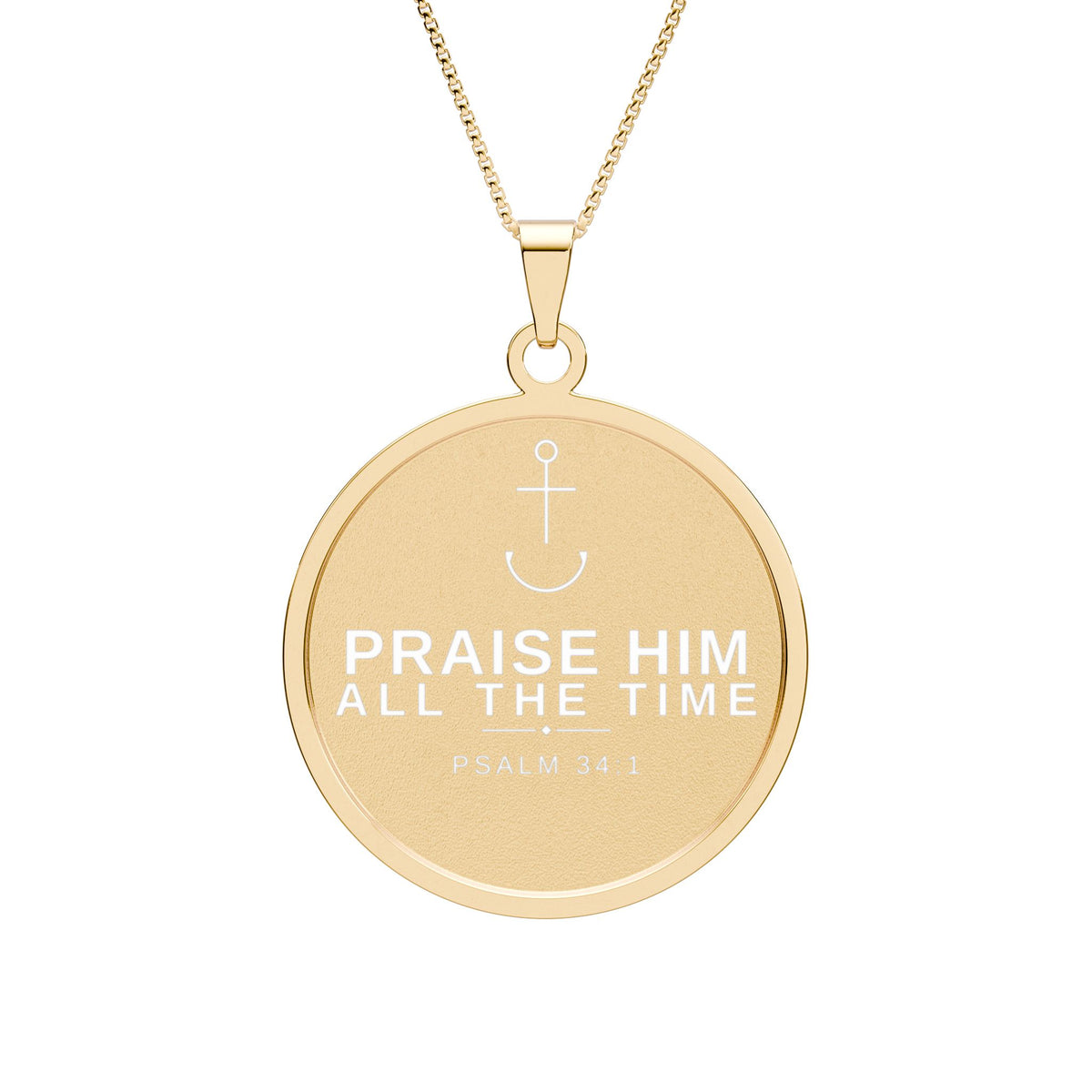 PraiseAnchor — Praise Him All The Time Necklace