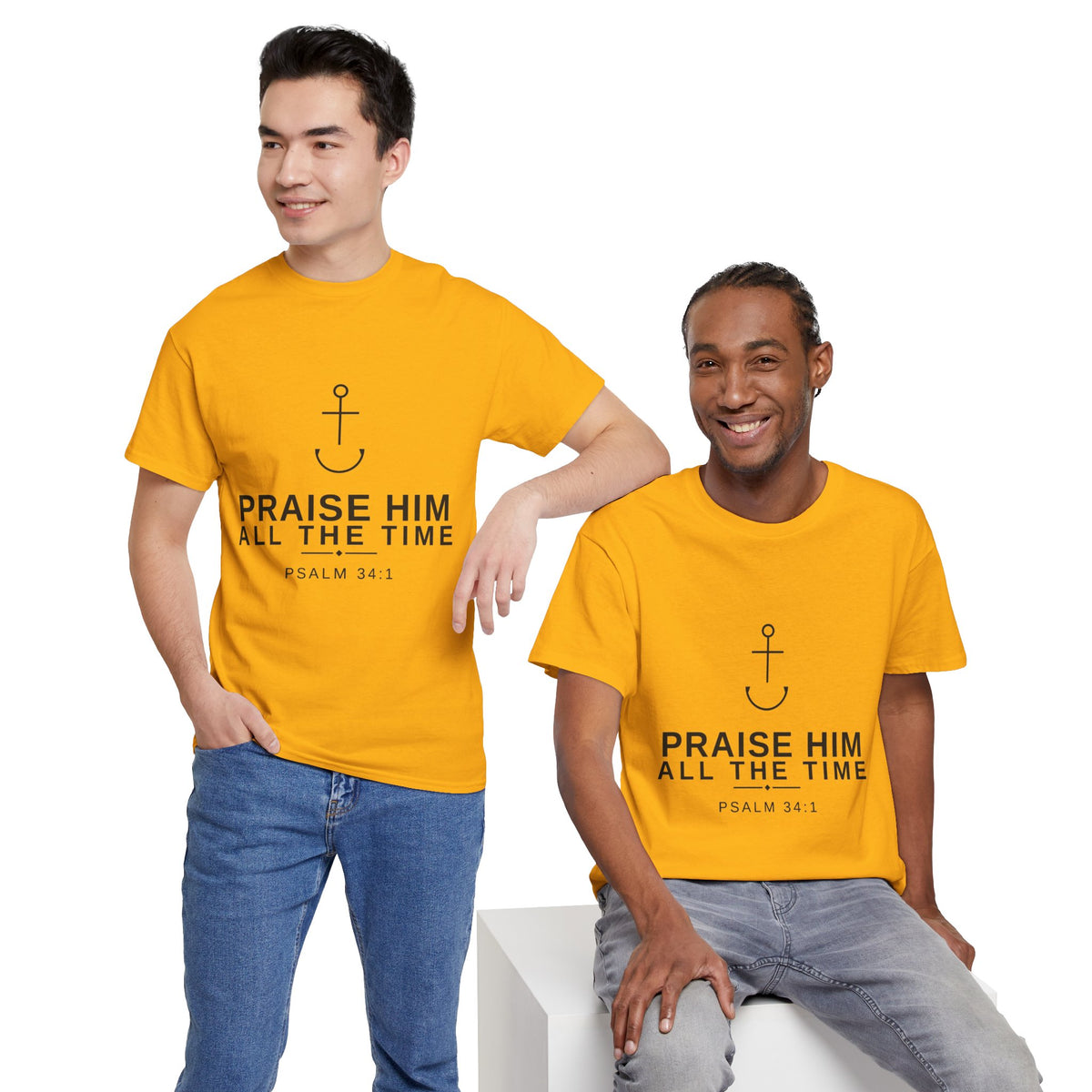 PraiseAnchor — Praise Him All The Time Tee