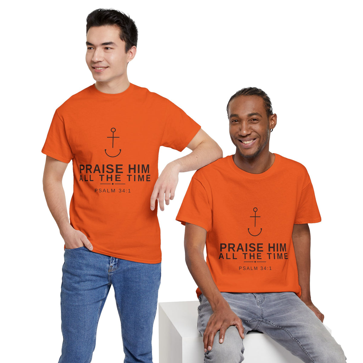 PraiseAnchor — Praise Him All The Time Tee