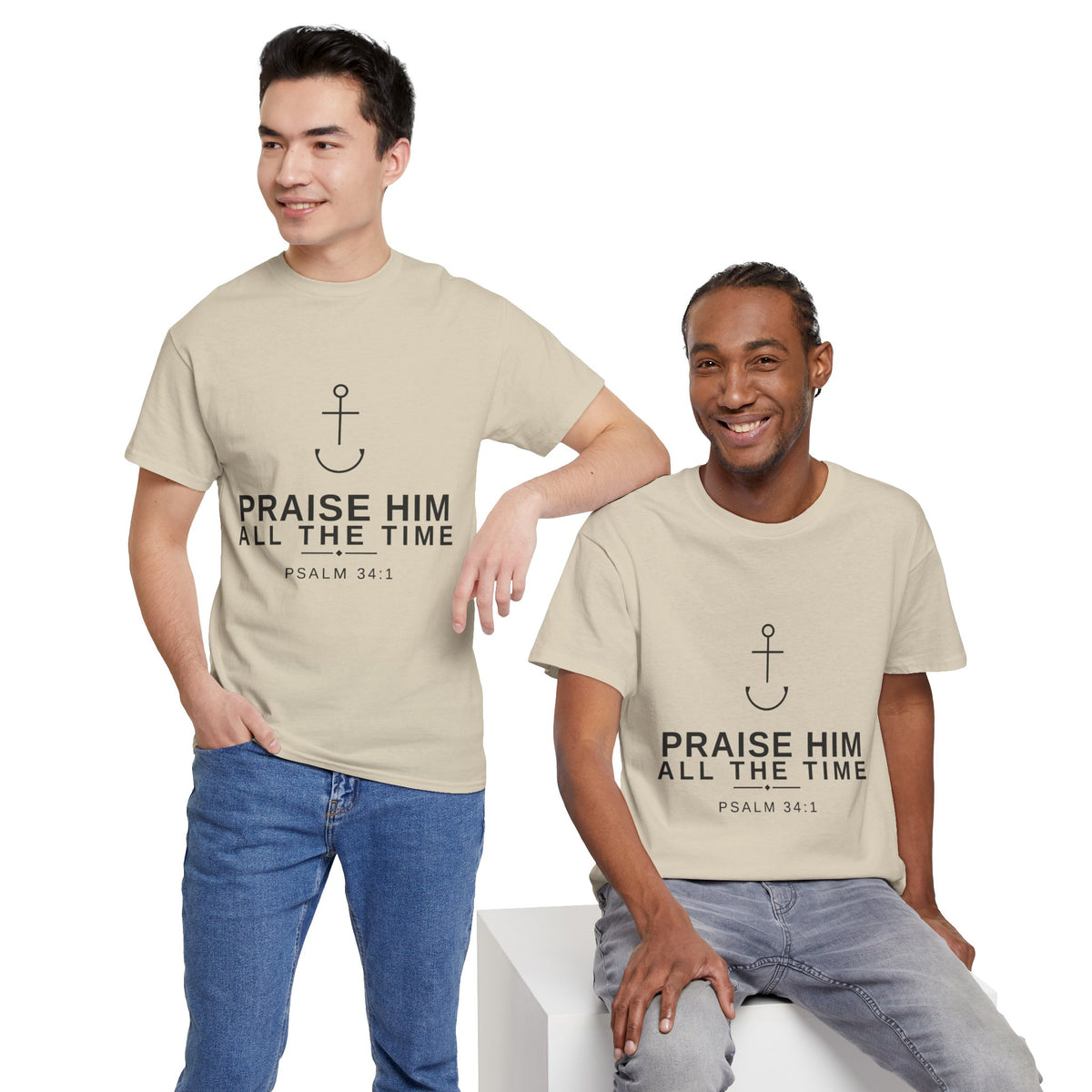 PraiseAnchor — Praise Him All The Time Tee